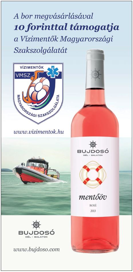 A Bujdosó támogatja a balatoni Vízimentőket